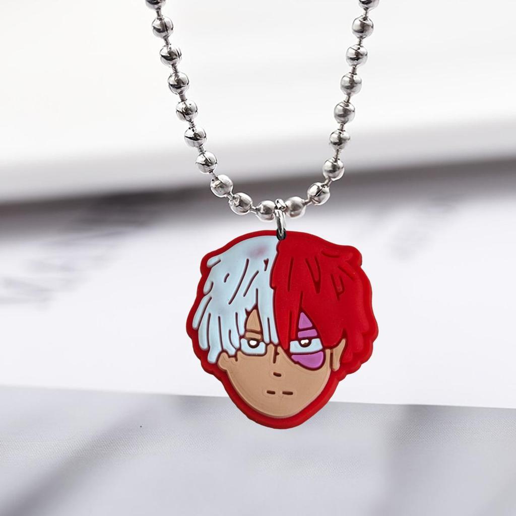 Demon Slayer Anime Series Beaded Necklace Etsy Bead Collarbone Chain Creative Cartoon Bead Pendant Stylish Versatile Necklace