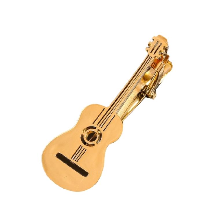 Kreativní spona na kravatu s motivem kytary a piana pro muže, kovová spona na kravatu s hudebním nástrojem, spona na kravatu, klipy, přezka pro svatbu, obchod, denní nošení