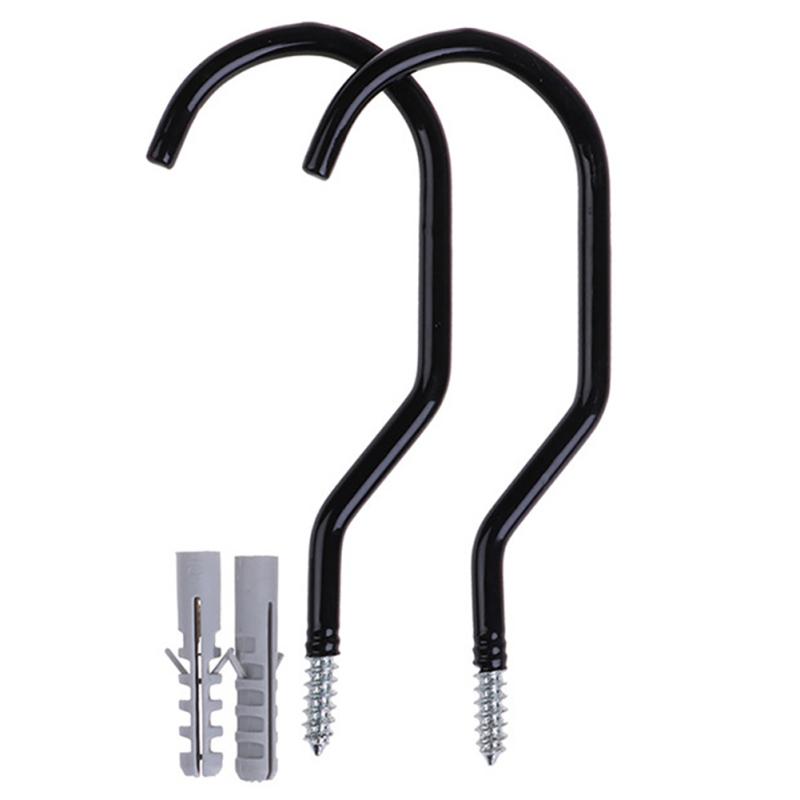 2pcs Bike Hanger Brackets Wall Mounted Easy To Install Bicycle Storage Hooks Bicycle Accessories