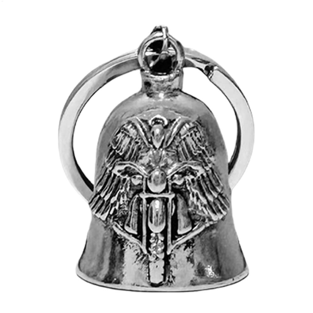 Motorrad Engel Flügel Glockenanhänger Engelsflügel Motorradfahren Glocke Tragbar Motorrad Hängen Fahrglocke Deko-Zubehör