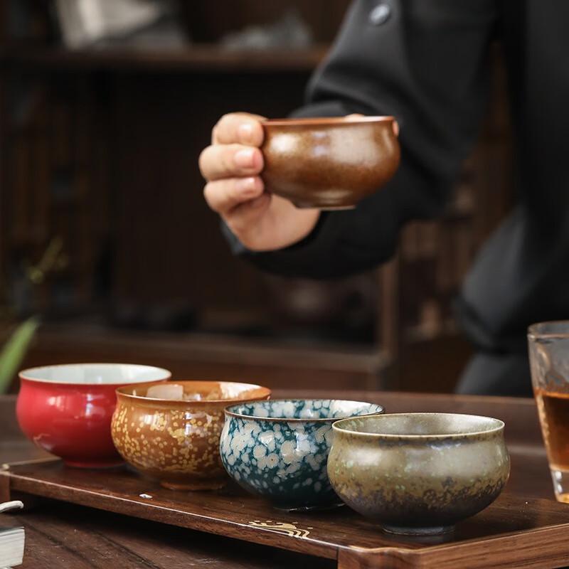 Retro Ceramic Kung Fu Tea Cup Set