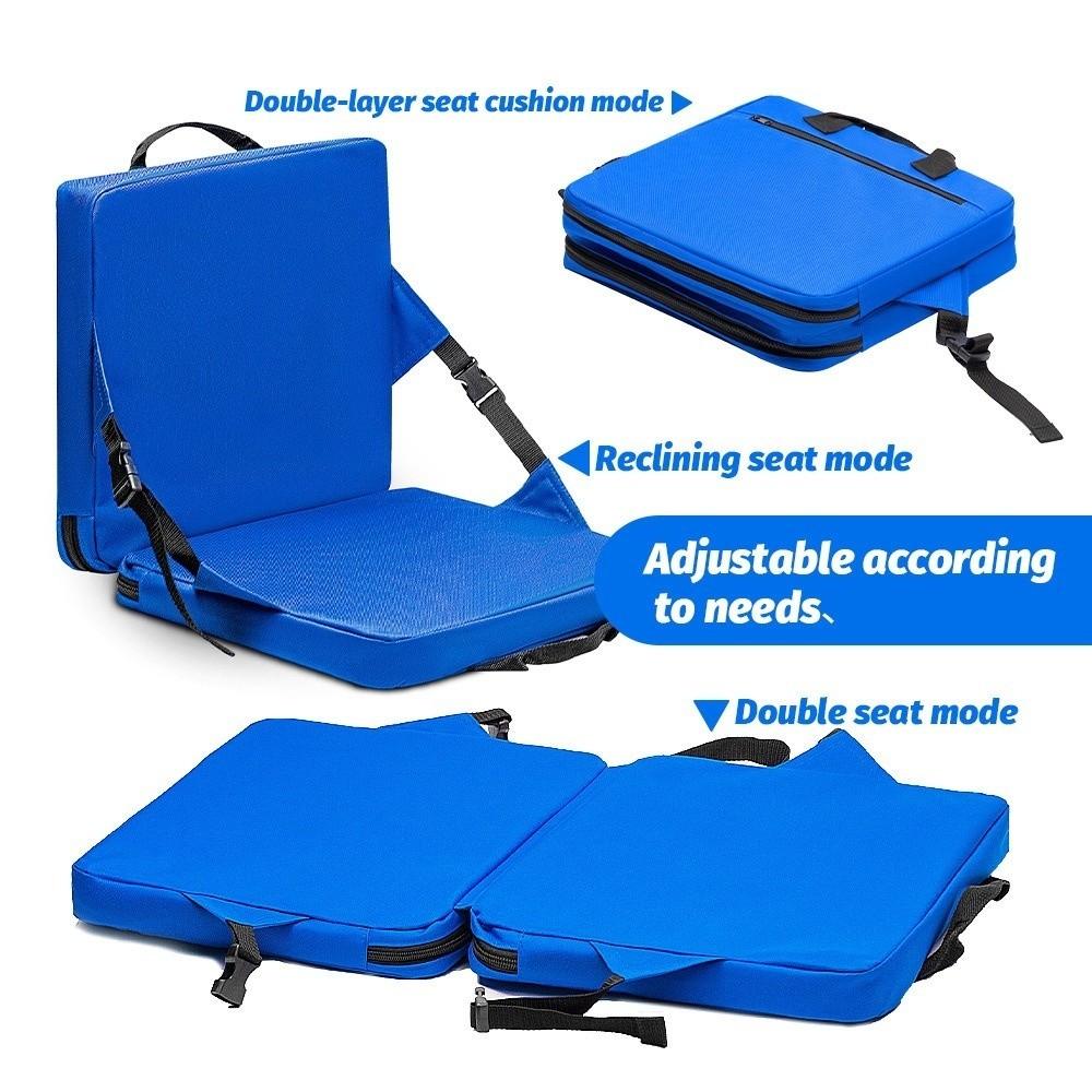 Soft Sponge Cushion Beach Chair Cushion Durable Construction Backrest Seat Mat  Sports Stands