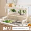 Foldable Over-Sink Kitchen Dish Drying Rack