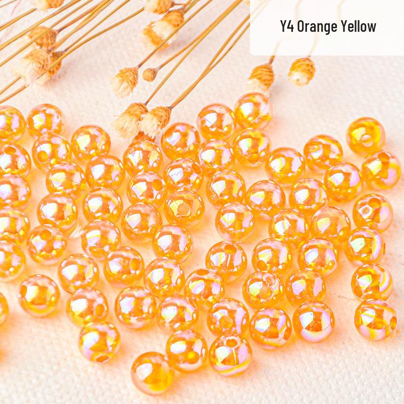 Transparent AB Color Acrylic Rice Beads for DIY Bracelets & Necklaces