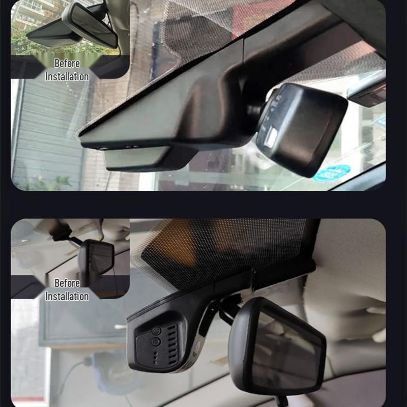 Ford Everest Dedicated WiFi Dashcam: Original Shell Replacement, No Wiring Needed