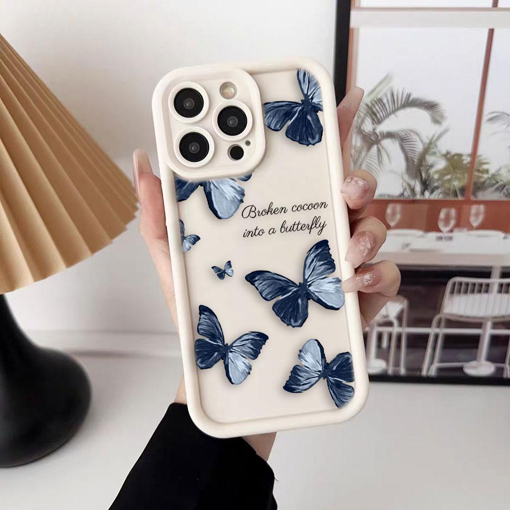 Pretty Purple Butterfly Cover Phone Case For HONOR 400 90 Lite 300 200 70 50 20 10i 9X 8X PRO 5G Silicone Case DIY Shell Funda