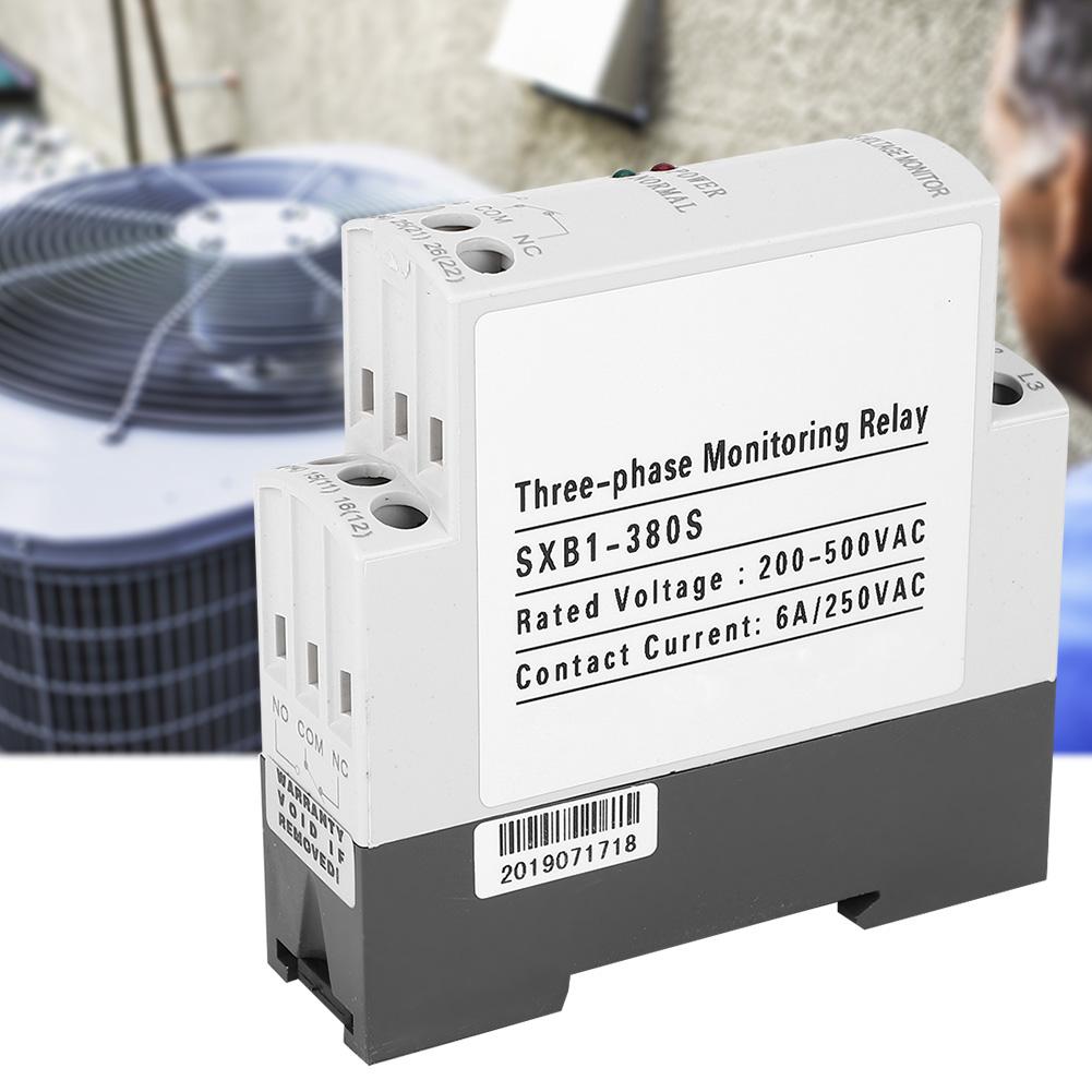 3 Phase Circuit Protection Voltage Monitoring Relay Phase Failure Sequence Protector