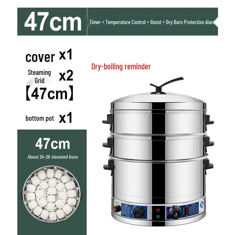 JPHZNB Stainless Steel Steamer Pot