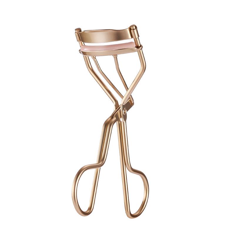 Stainless Steel Eyelash Curler - Natural Sunflower Design, No Pinch