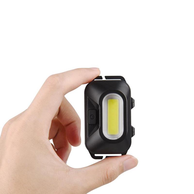 Miniaturowa latarka czołowa COB LED, latarka czołowa, bateria 3xAAA, 3 tryby świecenia, do użytku na zewnątrz, na kempingu, podczas jazdy konnej, wędkowania