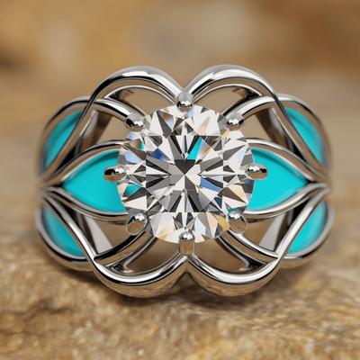 Gorgeous Luxury Rings for Women Wedding Engagement Accessories Unique Female Ring Fashion Jewelry Gifts