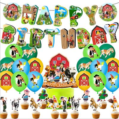 Kit de guirlandes et d'arches, bannières rouges et vertes, décorations de gâteau pour fêtes d'anniversaire et de Noël