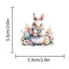 Cute Easter Stickers Waterproof Bunny Egg Decals For Party Gifts Phone Laptop Water Bottle Decor Festival Diy Crafts