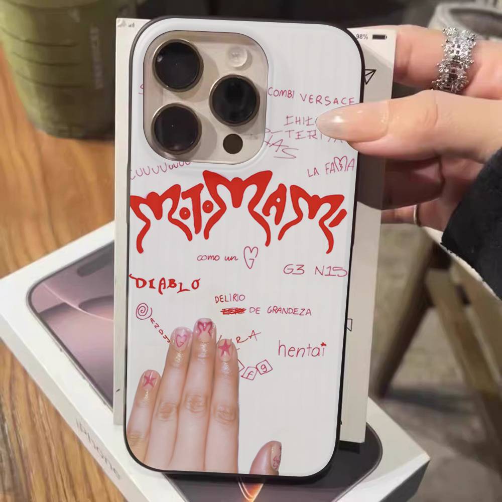 

Singer Rosalia Lux Soft Corrugated Phone Case For IPhone 11 12 13 14 15 16 17 Pro Max Plus Pro Shockproof Cover iPhone 12pro max