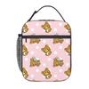 Lazy Bear Rilakkuma Insulated Lunch Bag for Women Children Portable Food Boxes Thermal Lunch Box Tote