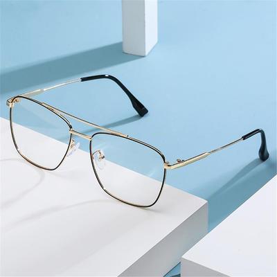 Lunettes à couleurs changeantes, monture métallique unisexe, Anti-lumière bleue, Protection Uv, pour hommes et femmes