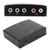 YPbPr to HDMI Converter Portable LR o RGB Adapter Cable ABS Transformer 100‑240VEU Plug