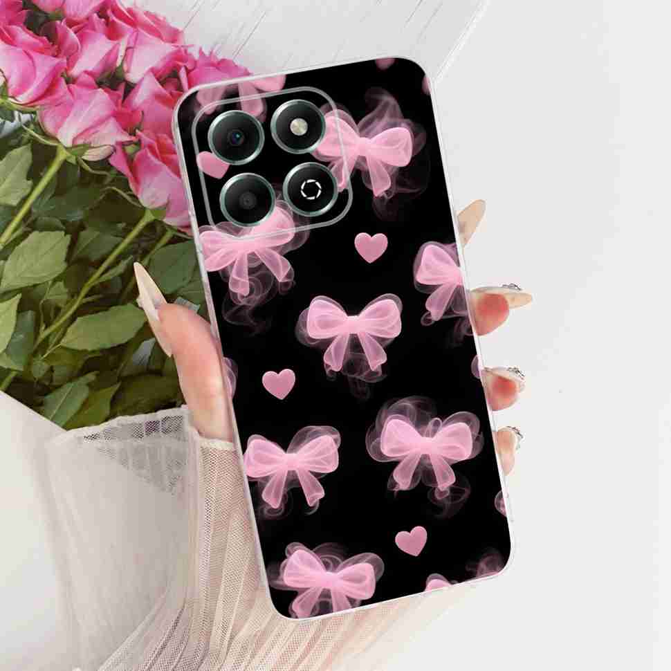 For Honor X6b JDY-LX1 JDY-LX2 Case Fashion Flowers Soft Silicone Cover For Huawei Honor X 6b X6b 4G Phone Shell Fundas