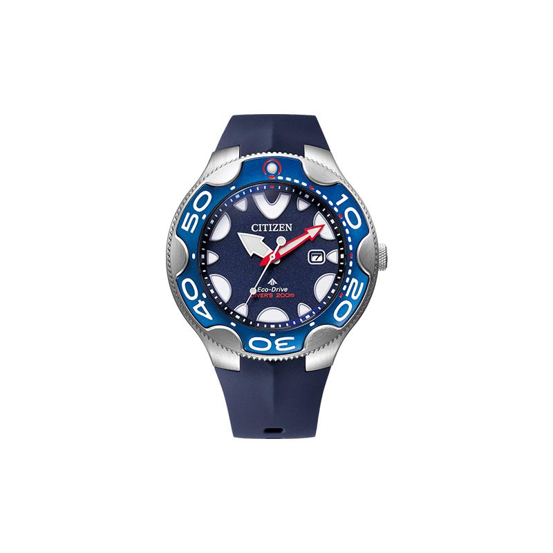 

CITIZEN Promaster Series 200m Waterproof Quartz Rubber Strap Men s Watch Blue Dial BN0231-01L синій