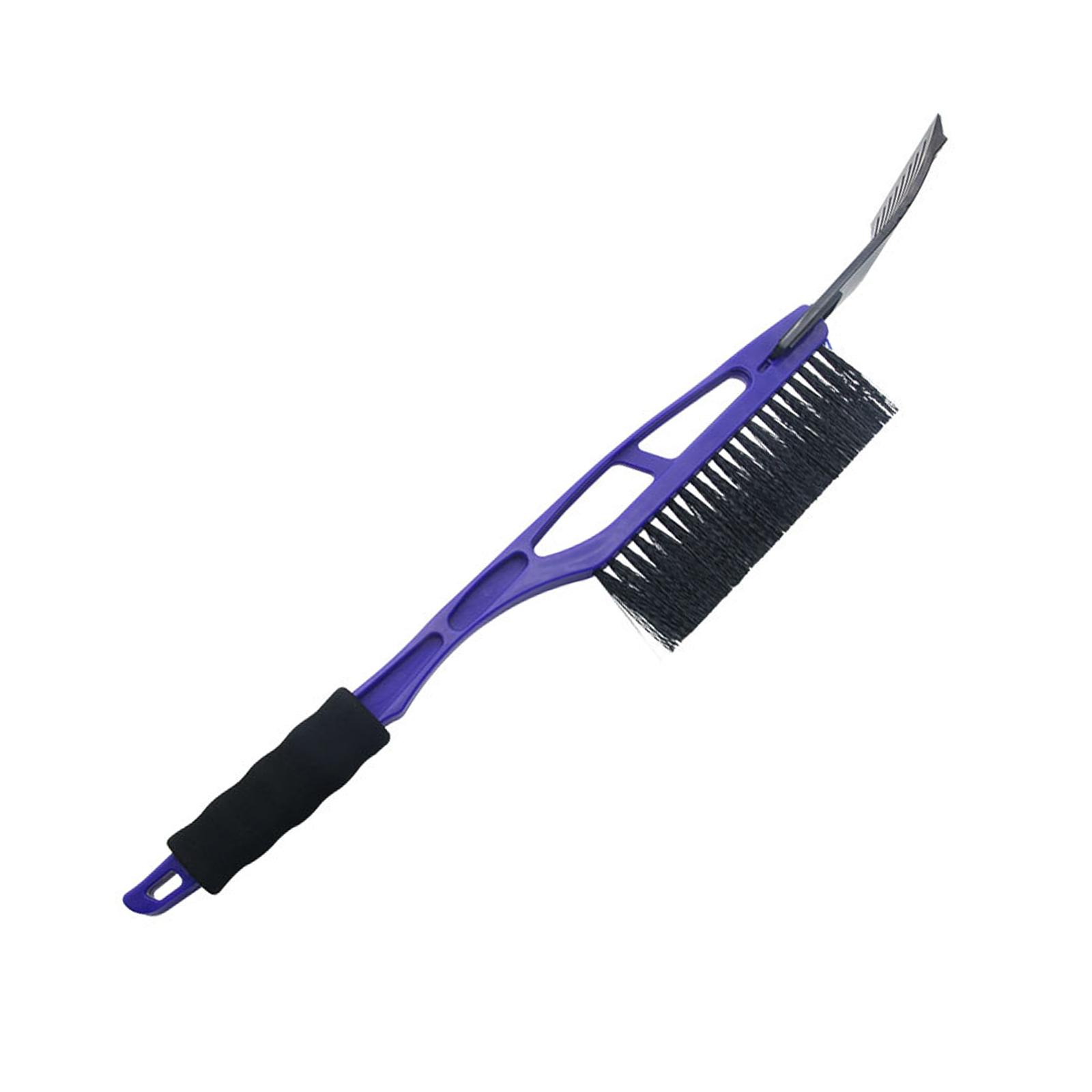 

Multi Purpose Winter Snow Shovel For Car Window Scraper Brush Functions Ergonomic Handle Ice Scraper Snow Remover Tool синий