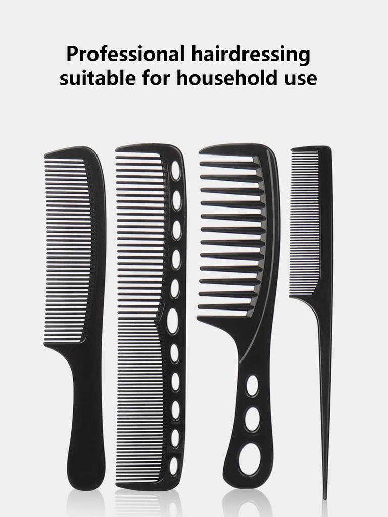 6pcs African Styling Hair Combs Makeup Combs Professional Oil Hair Combs Hairstylists Hairdressers Special for Real Hair Wigs