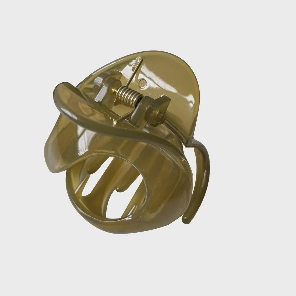 2024 Neue Einfache Temperament Gelee Farbe Geformte Haarspange für Frauen – Perfekt für Hohe Pferdeschwänze