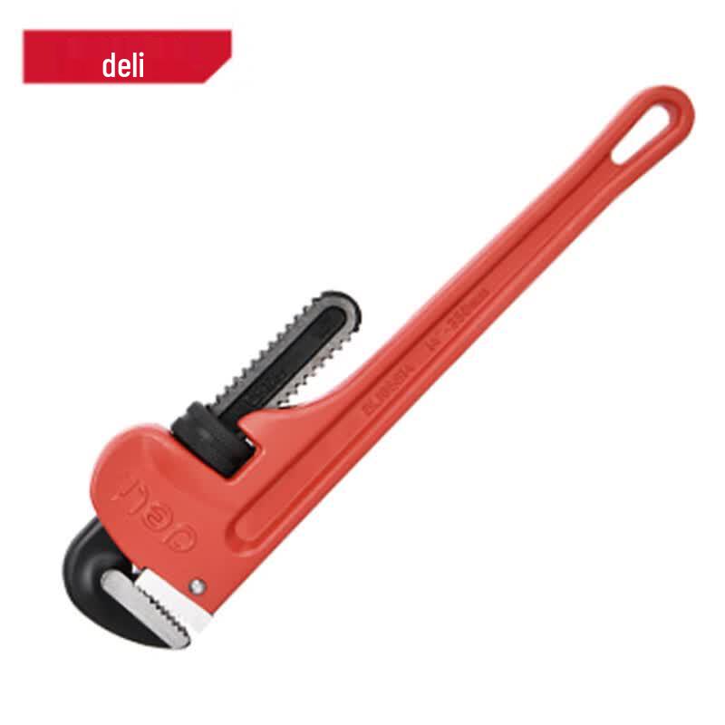 Deli 14-inch Chrome Vanadium Steel Pipe Wrench