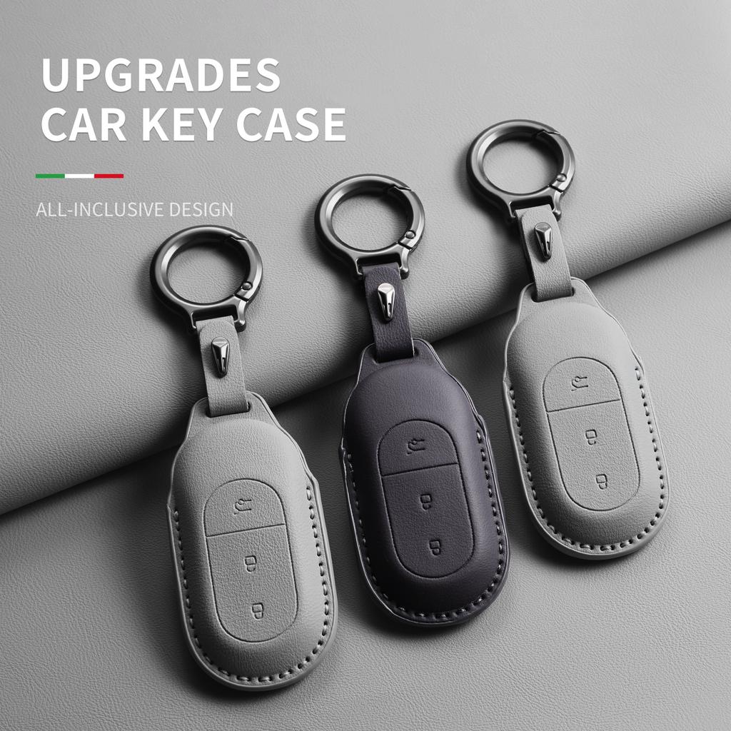 Original Color Car Key Case Cover Shell For LEAPMOTOR C01 B10 C11 Anti-Scratch Durable Auto Key Protector Garnish Accessories