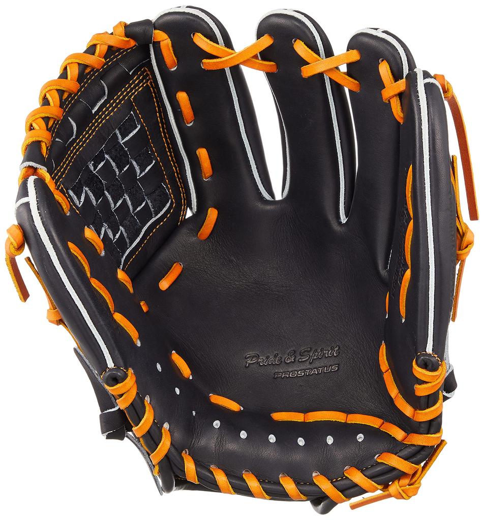 ZETT Pro Status Sosuke Genda Baseball for Second and Night Brown Size 4 Glove, Right-Handed Throw, Shortstop, Black/Oak (1936N), (BRGB30250)