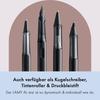 LAMY AL-Star Black Fountain Pen - Ergonomic Grip and Black Steel Nib Size M - Lightweight Aluminu...