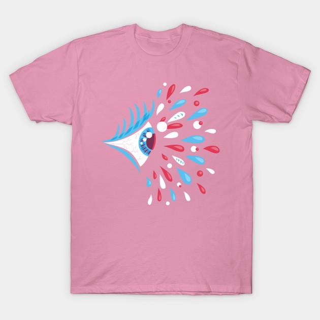 

Футболка женская цветная всплеск психоделический глаз принт Харадзюку кавайная футболка летняя женская футболка с коротким рукавом топ футболка 4XL розовый