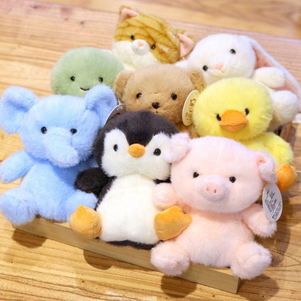 Elephant Turtle Sitting Animals Plush Duck Rabbit Stuffed Penguin Animal Plush Toy Boys Girls