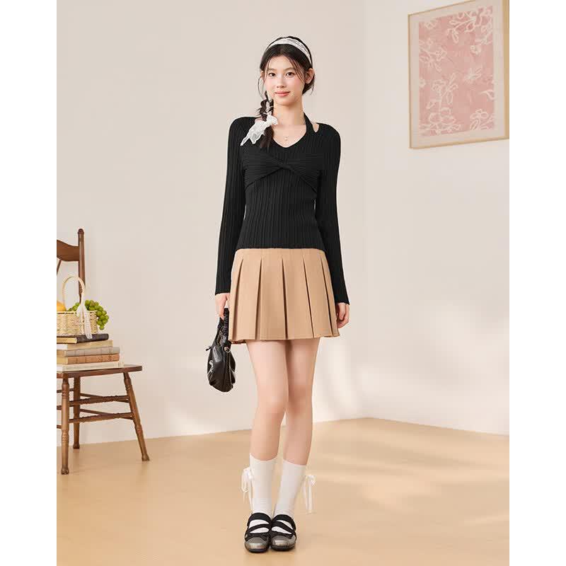 IEFIEF Women's Autumn Knit Top