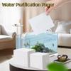 100Pcs Water Purification Water Polishing Filter Pad De-yellowing Fish Tank Filtration Paper  Home