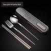 Abay 304 Edelstahl Tragbares Besteckset