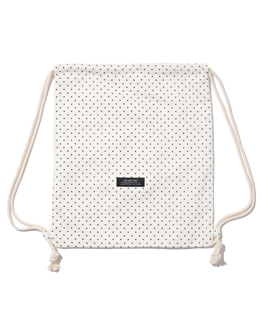 Roidesrois Sweet Dot String Gym Sack (Ivory)