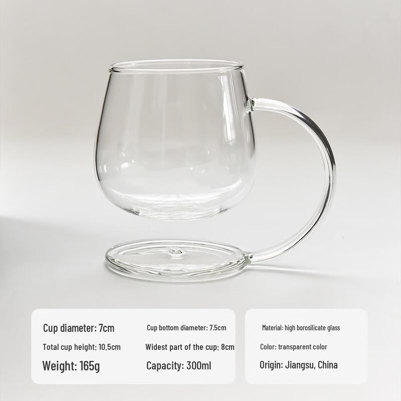 Shangqi Heat-Resistant Glass Mug with Handle