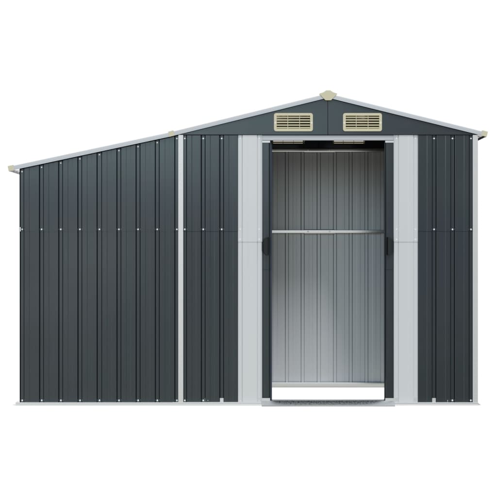 Vidaxl Gartenhaus, Anthrazit, 277X93X179 Cm, Verzinkter Stahl