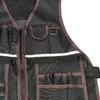 Electrician Tool Vest Adjustable Waist Premium Waterproof Work Vest Storage Bag Holder with Tool Pockets for Carpentry Home DIY