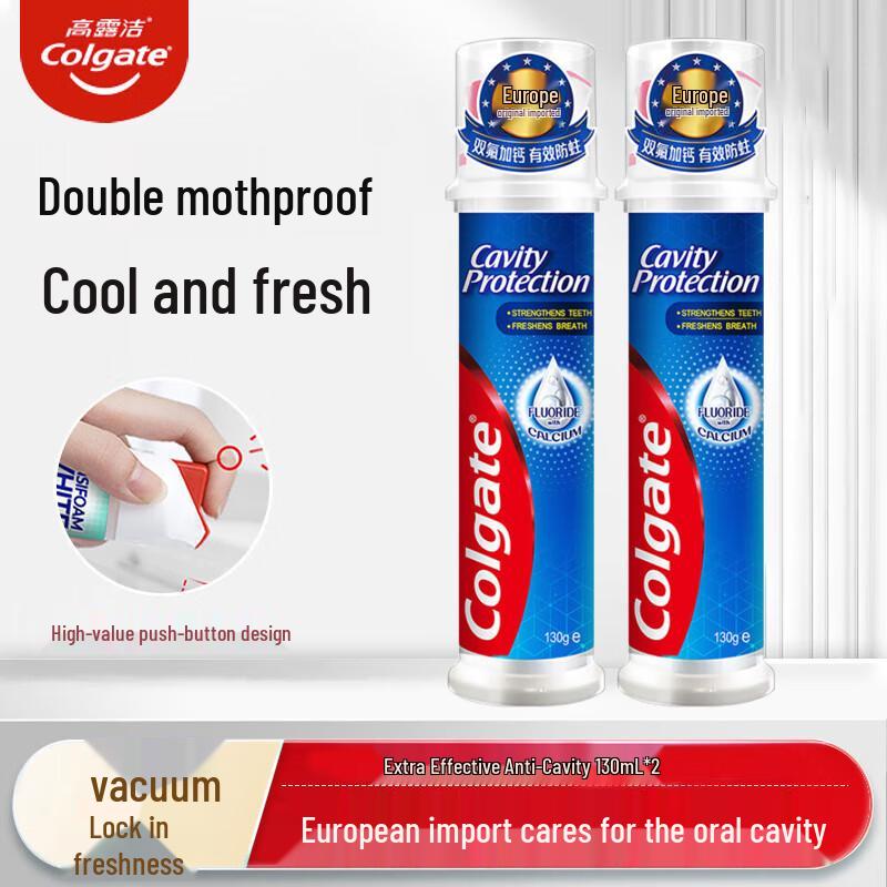 Colgate Double Fluoride Active Repair Pump Toothpaste