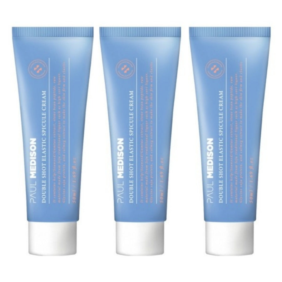 

Paul Medison Double Shot Elastic Spicule Cream 50ml*3Pcs/5Pcs 3Pcs