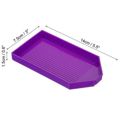 1-5pcs Large Capacity Diamond Painting Tray Plastic Drill Plate Nail Art Beading Plates Cross Stitch Embroidery Accessories