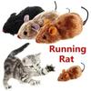 Cat Plush Mouse Toy Simulation Spring Up Mouse Toy Indoor Cat Interactive Toy Pet Interactive Spring Up Mouse Self Fun Toy