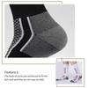 1 Pair Winter Warm Thickening Ski Stockings Hiking Socks For Women Men Outdoor Anti-Cold High Sports Stockings