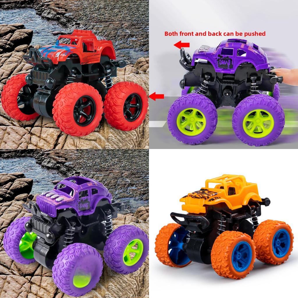 Off Road Inertia Rc Car With Rotating Stunt Features For Kids Indoor Play