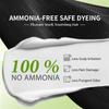 Hair Color Shampoo (30ml x 2 Sachets),Ammonia-Free Natural Permanent Hair Color for Men and Wome,Colors Hair in Minutes,Long lasting colour(black)