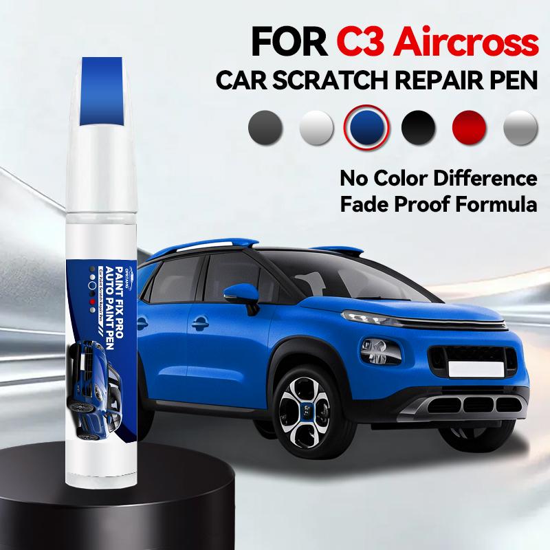 For Citroen C3 Aircross 2017-2025 PF1 Paint Repair Pen Touch Up Scratch Remover DIY Auto Accessories Black White Blue Grey Green
