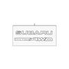 Subaru 93079 Fj050 Letter Mark, 1 Pack