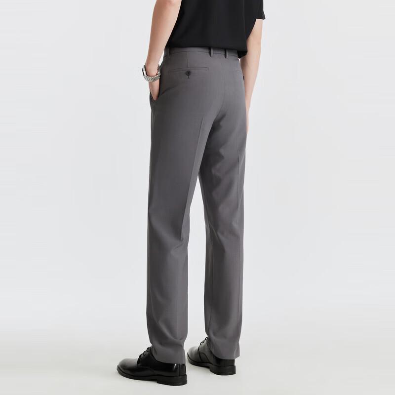 Joeone Men's Wrinkle-Resistant Straight Business Suit Pants