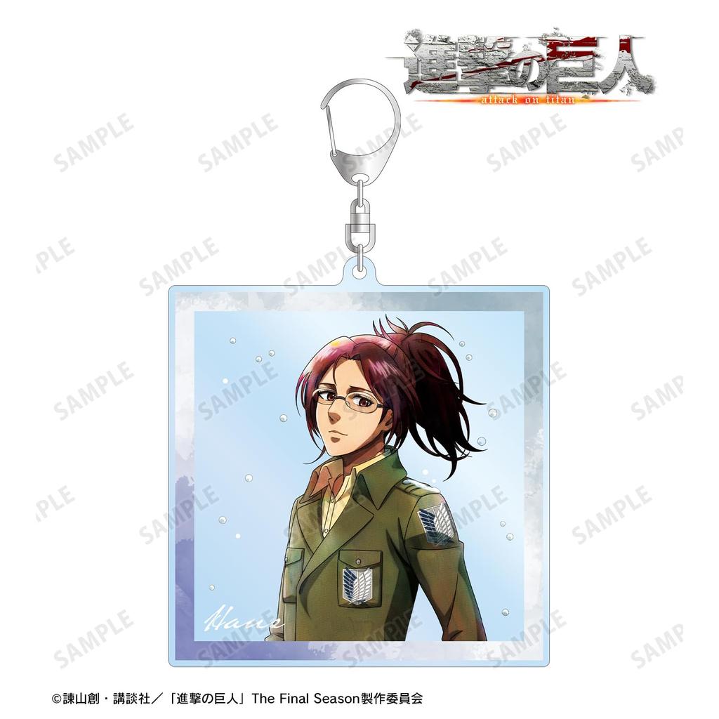 Attack on Titan Original Illustration Hange Winter Walk Big Acrylic Keychain Ver.